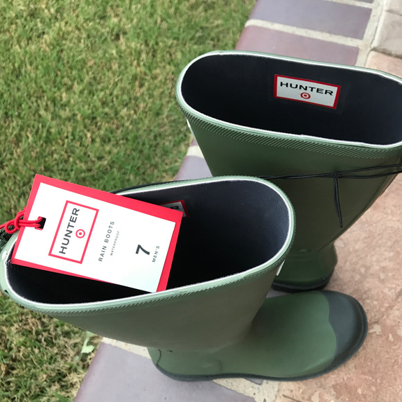 Hunter for Target Men's Waterproof Rain Boots OBO - Picture 3 of 4